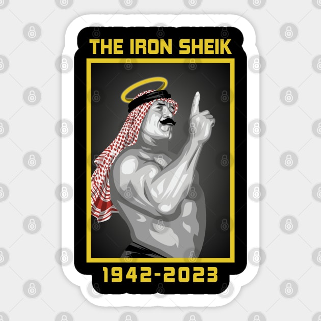 The Iron Sheik RIP 2023 Sticker by mirailecs